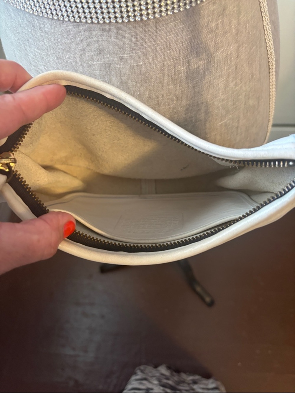 Coach cream leather Shoulder Bag - Picture 10 of 12